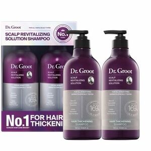 Dr. Groot Scalp Revitalizing Hair Thickening Shampoo Duo 2x700mL—Hair Loss Care
